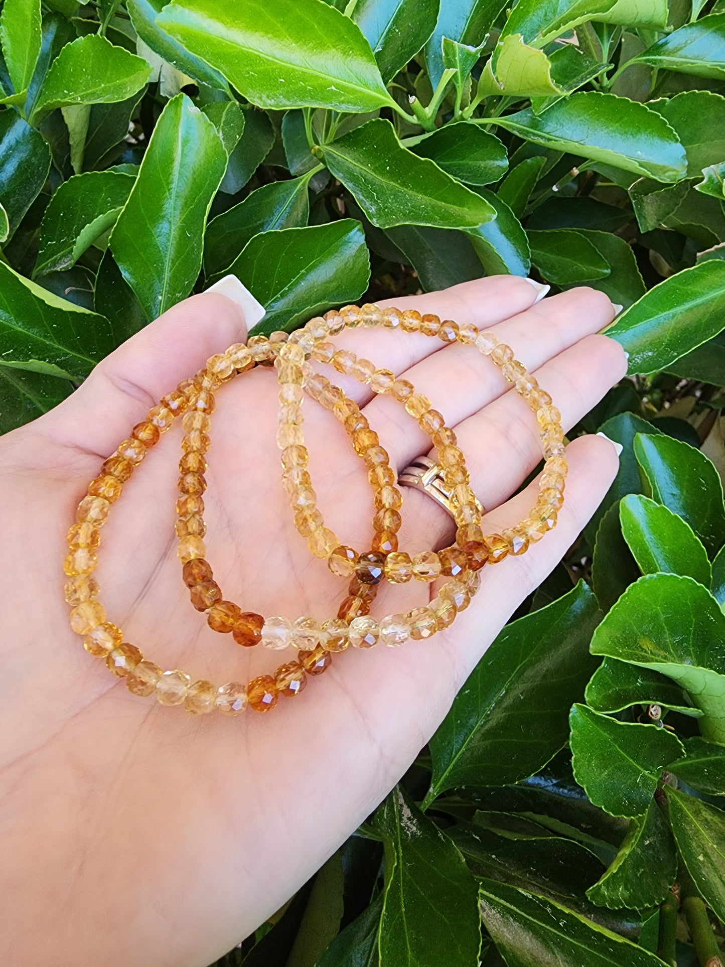 Faceted CItrine Bracelet