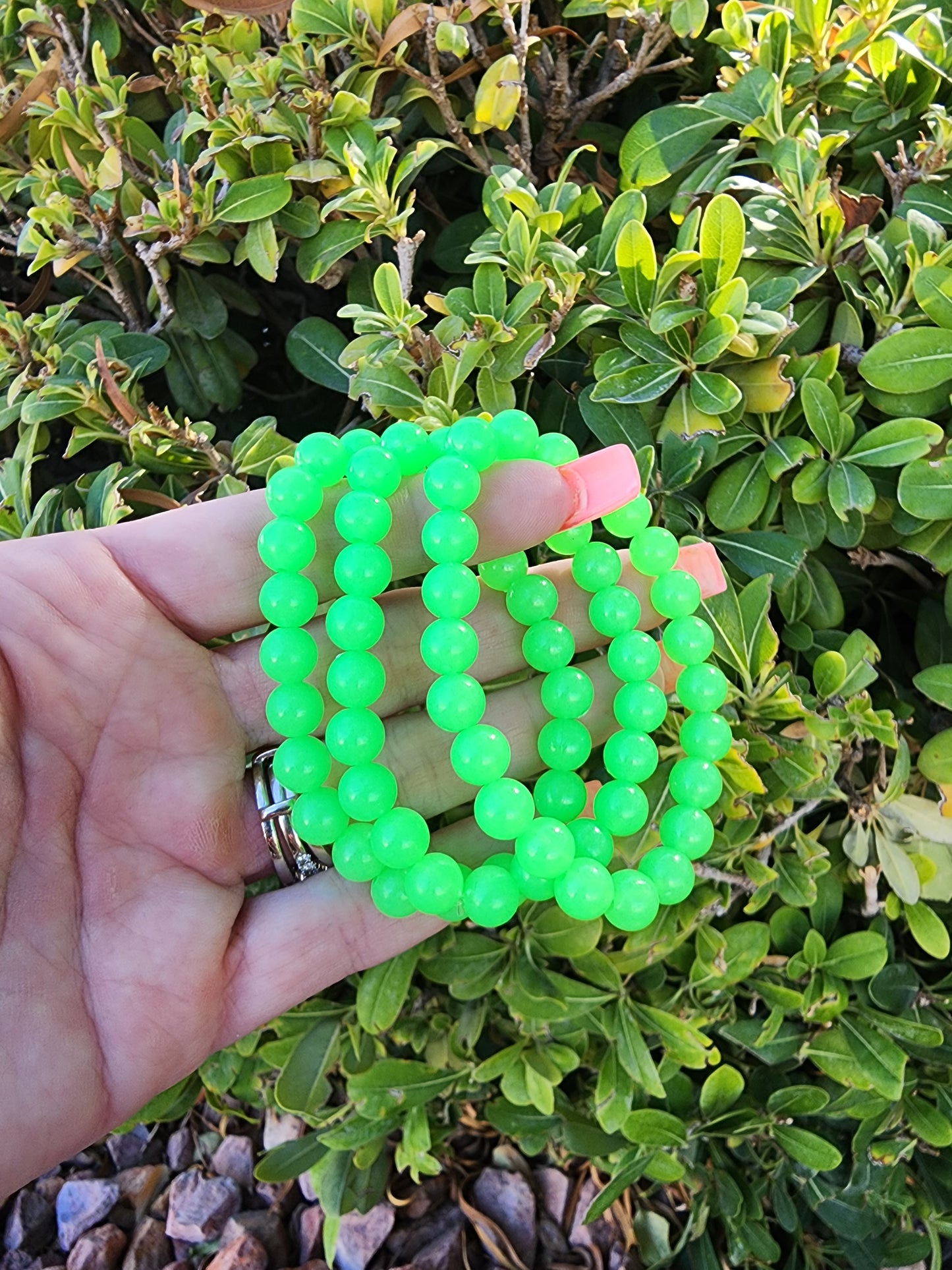 Ghoul Green Glow in the Dark Bracelet