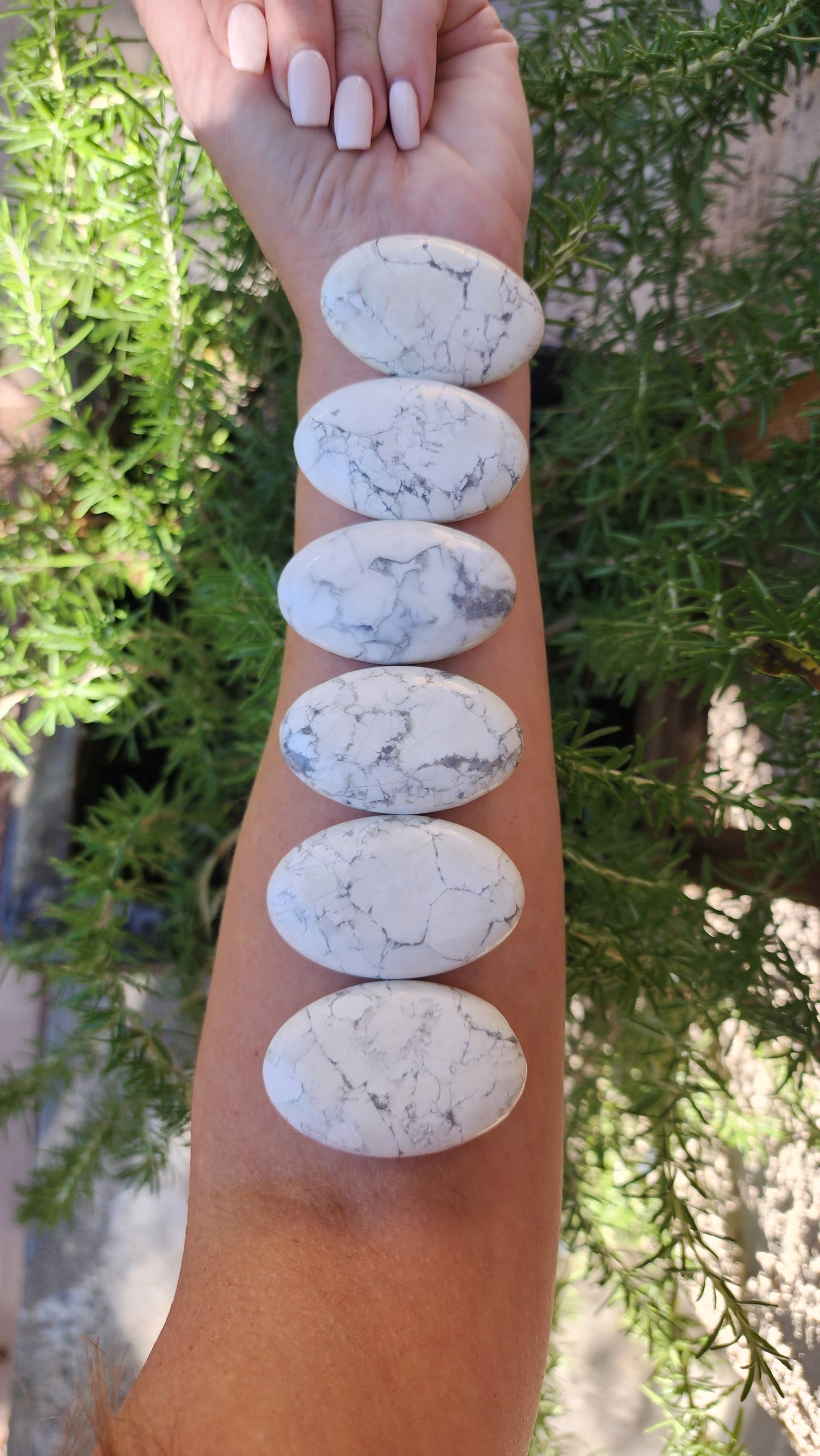 Howlite Palmstone